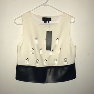 Sachin +Babi white tassel top